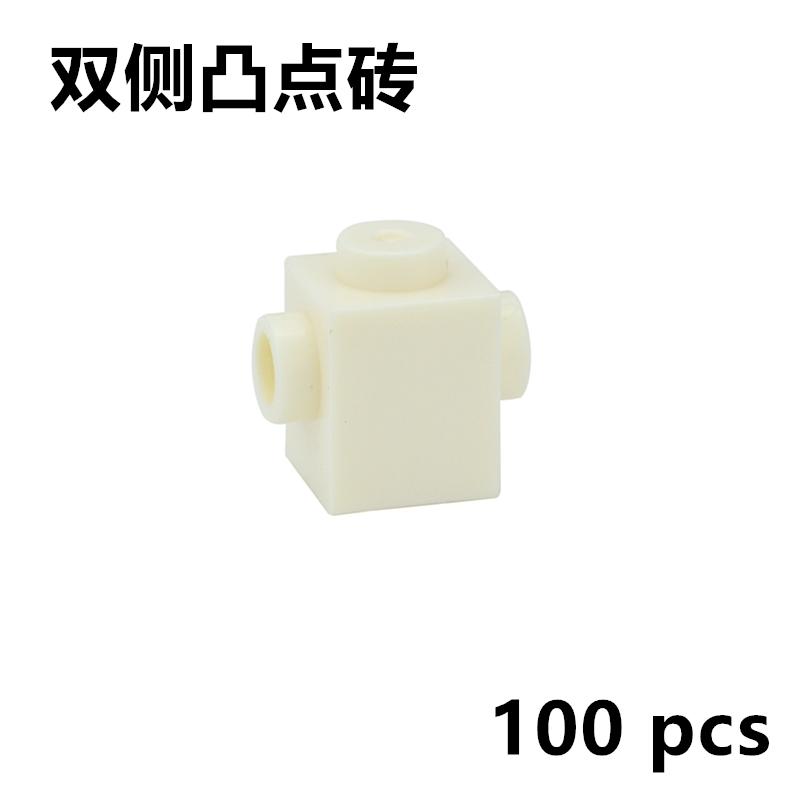 Compatible Assembles Particles Modified 1x1 with Studs On 2 Sides Opposite MOC Parts 47905 DIY Educational Bricks for Children