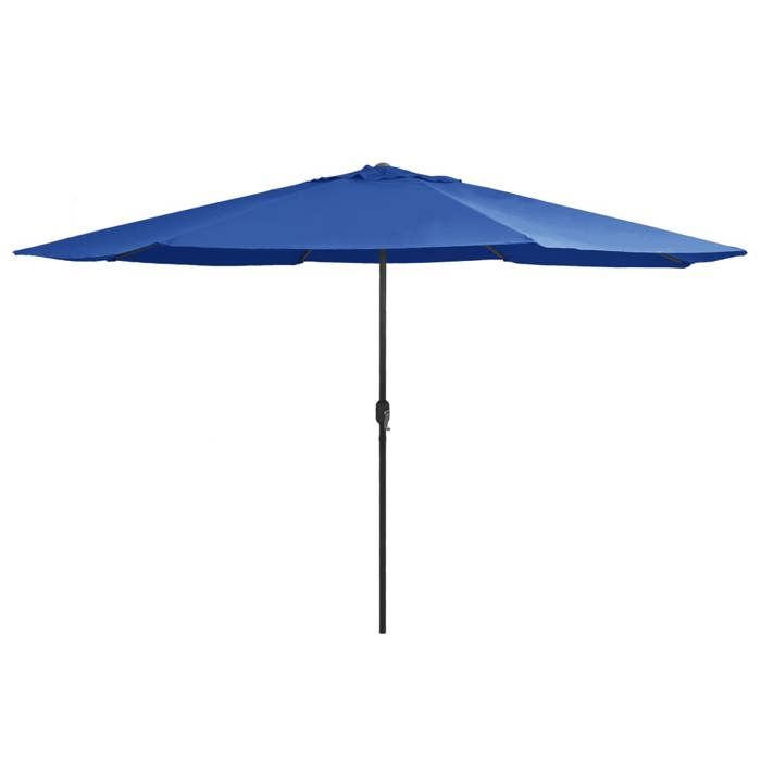 VidaXL Parasol de Jardin avec Mât en Métal, Pare-soleil de Patio, Abri de Soleil, Parasol de Terrasse Arrière-cour 47385
