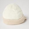 Marie Claire Women's Fur Knit Golf Cap with Brim, 734902, Off-White