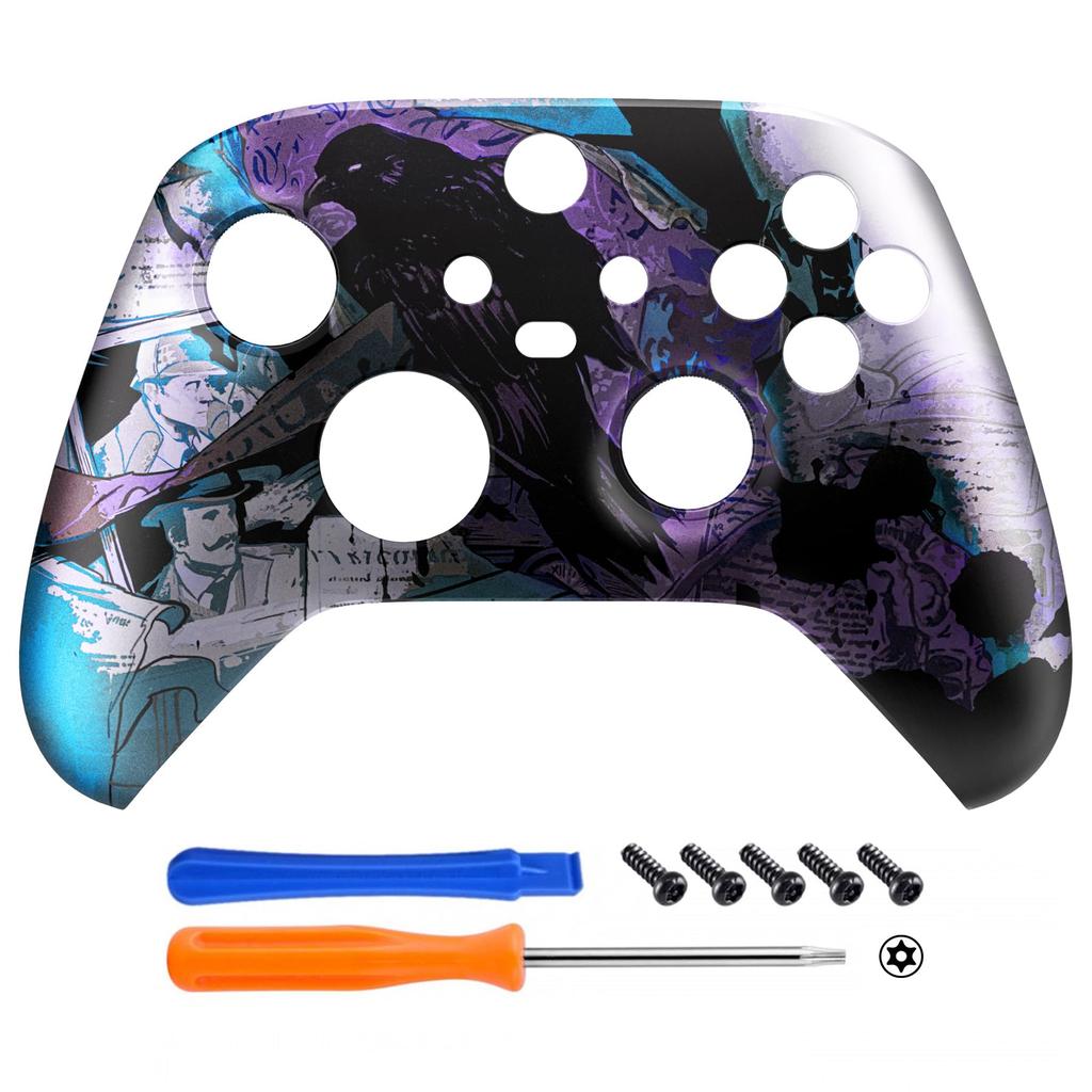 custom front housing shell for Xbox Series featuring a mildly cover faceplate for Xbox Series and Xbox Core not Great eXtremeRate's X/S,