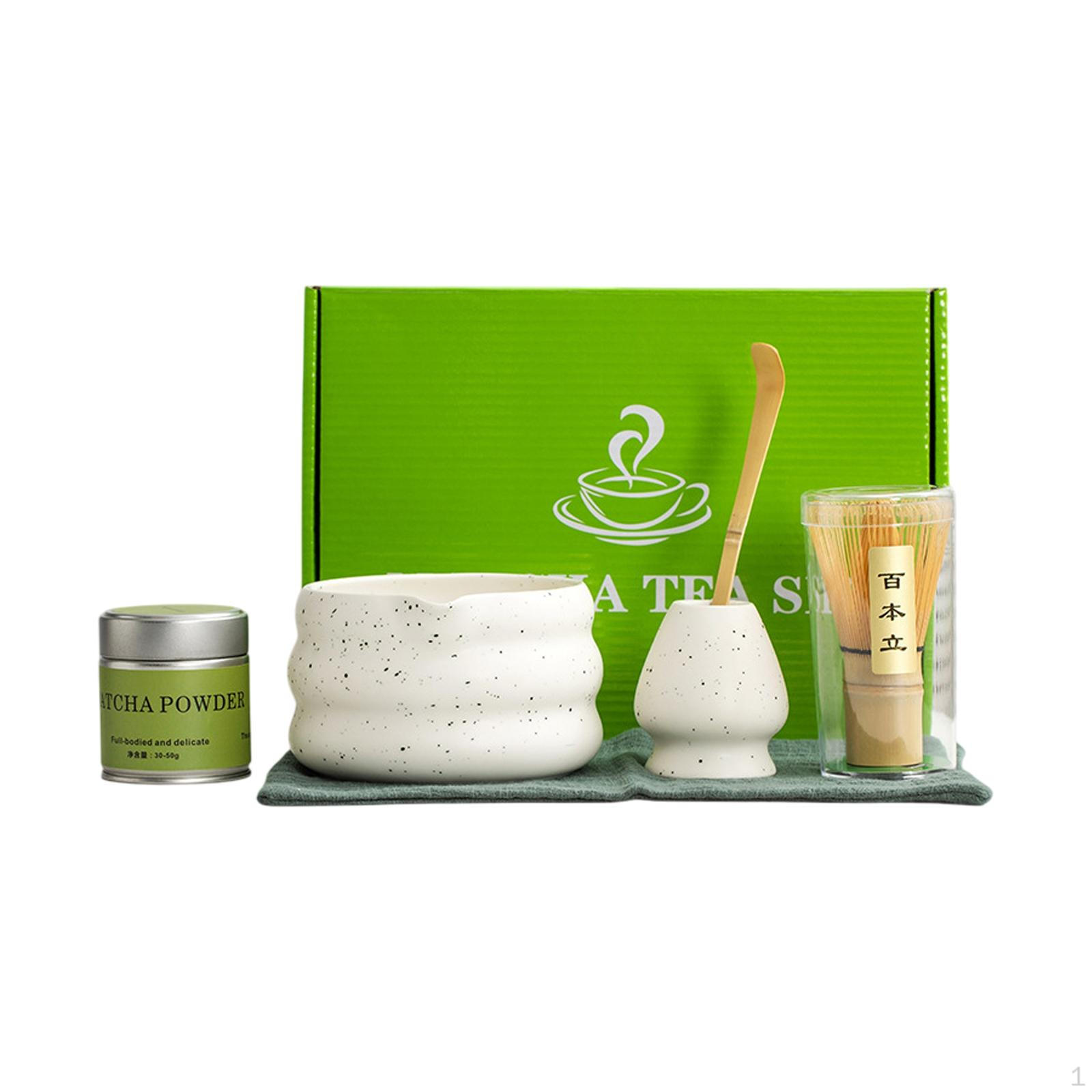 

6 Ceramic Tea Pieces Matcha білий