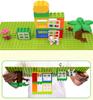 16*32 Dots DIY Large Baseplate Accessories Building Blocks Toys, Compatible All Brands ,Big Building Blocks Base Plate Wall
