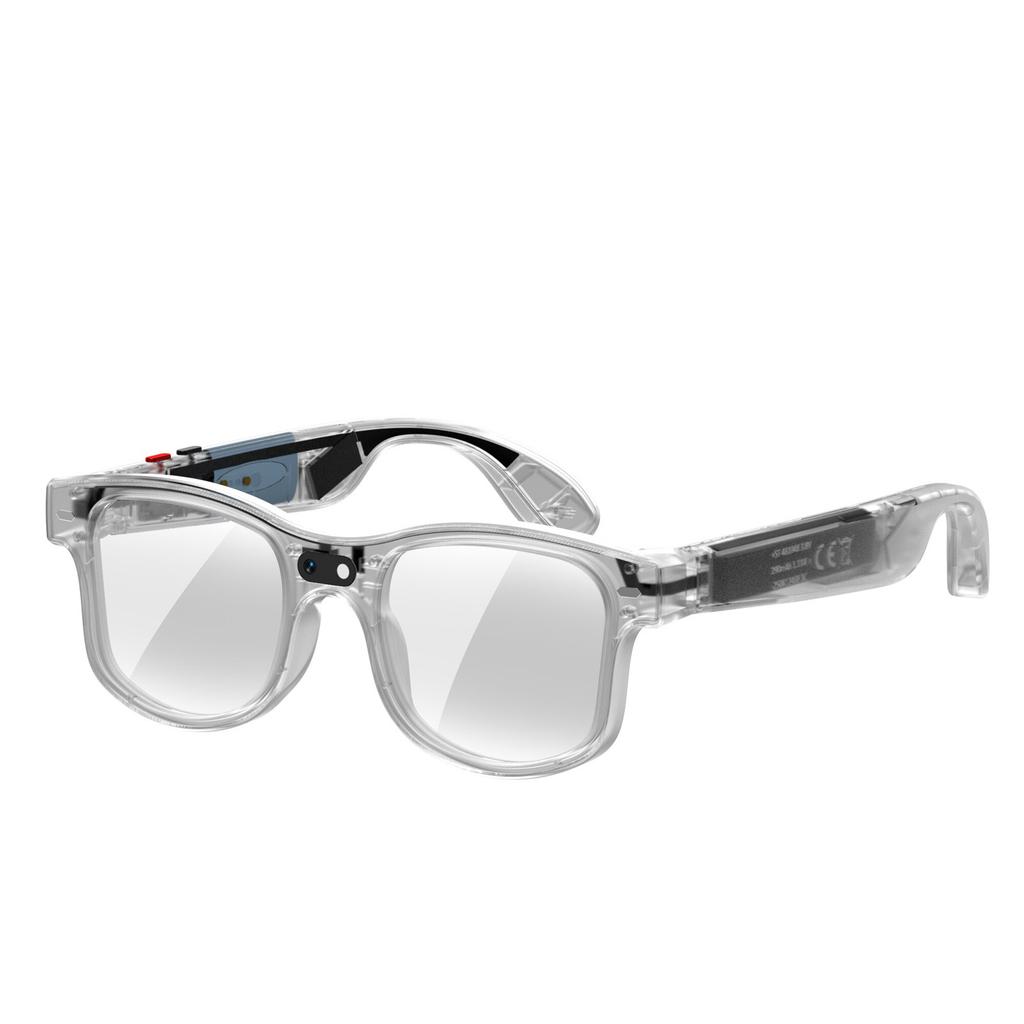 AI Smart Glasses with Camera 8MP WiFi   5.4 Smart Translation Glasses with Replaceable Lenses for Music and Calls Travel Business