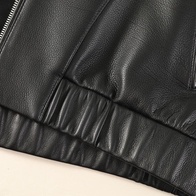 Antonio Men's Premium Sheepskin Leather Jacket with Silk Lining