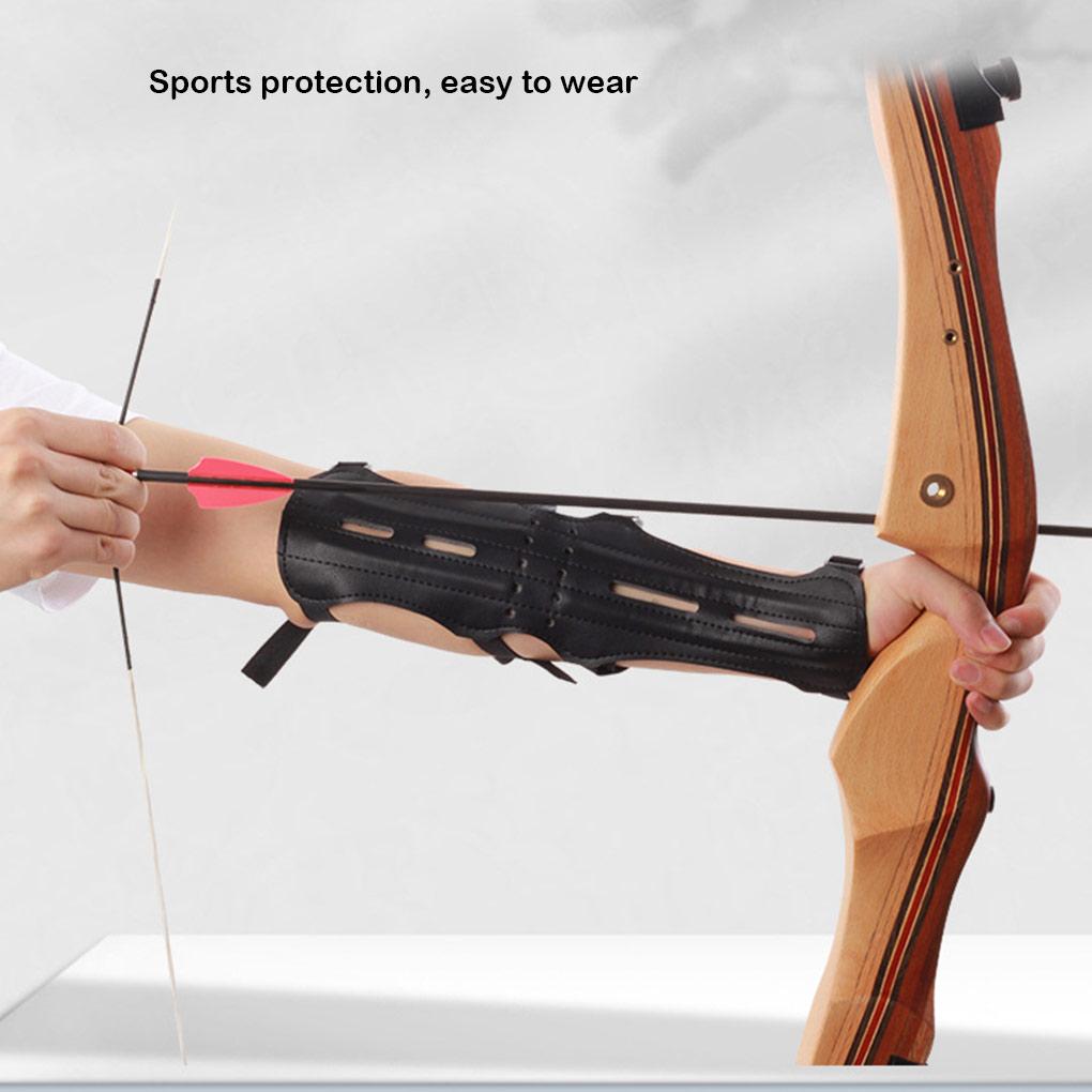 Guard Arm Forearm Cover Holes Gloves Adjustable Shooting Sporting