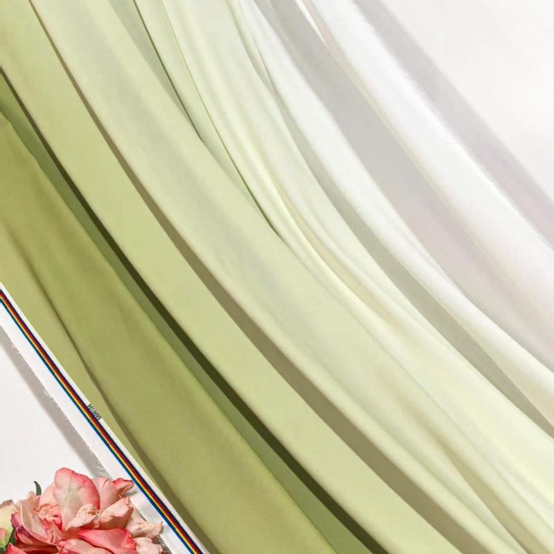 100x150cm Fashion Gradient Fabric Chiffon for Clothing Dresse Scarves Sewing Multicolor Translucent Cloth Needlework Soft Smooth