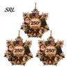 Festive Atmosphere Decor Snowflake Christmas Tree Hanging Ornament, Acrylic Holiday Festival Party Supplies for Window Home Fireplace Display,