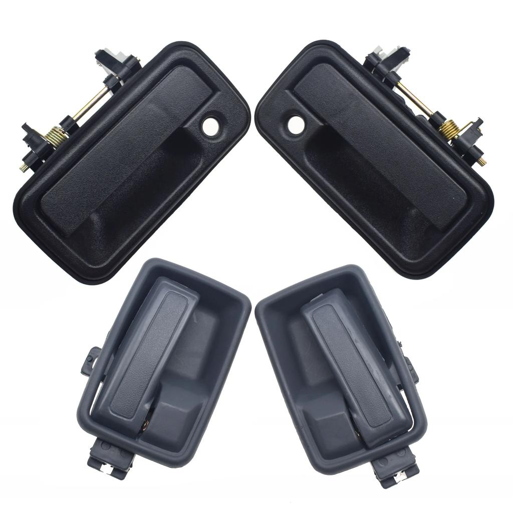 4 Stück Grau Außen Außen & Innen Autotürgriff Vorne Links Rechts Für Isuzu Trooper Pickup Amigo Rodeo & Honda Passport