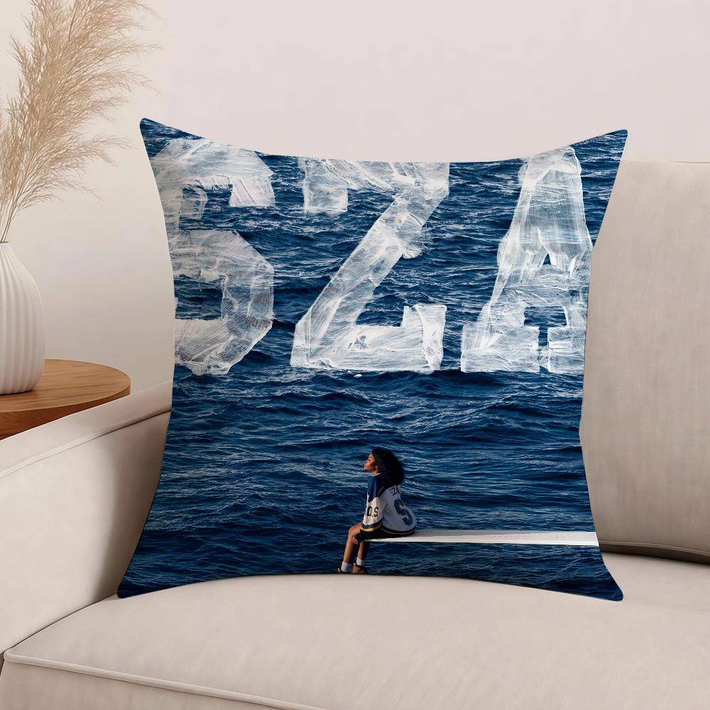 Singer Sza Sos Pillow Case Office Cushions Suitable For Sofa Car Bedroom Decorative Cushion Cover