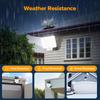 Nice Solar Lights Outdoor 240 LED 3 Modes Motion Sensor Flood Lights With Remote IP65 Security Solar Lights For Outside Wall Lig