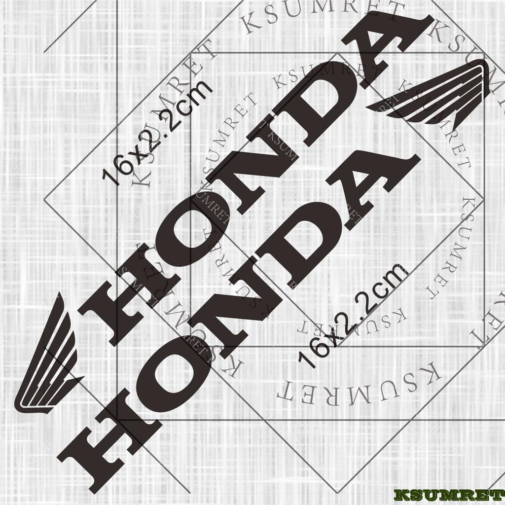 FIQ1 For Honda Motorcycle Stickers Logo Decal Waterproof