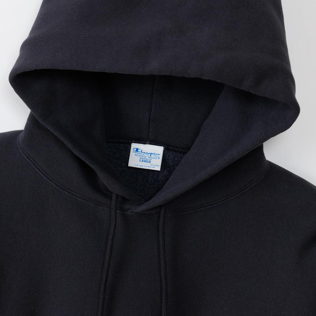 REVERSE WEAVE(R) Hooded Sweatshirt, Long Sleeve, 11.5oz Cotton, USA, One-Point Logo Embroidery, C3-C118-055-M-25FW