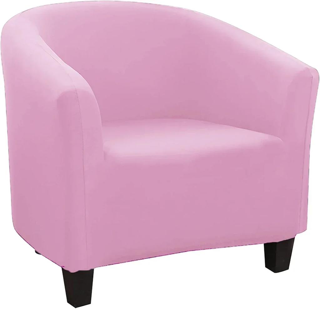 Sretch Elastic Single Sofa Covers Velvet Armchair Seat Cover Chair Protector Stretch Bar Slipcovers for Home Decor Living Room