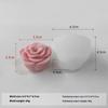 Diy Rose Flowers Silicone Mold Handmade Aroma Candle Gypsum Form Ornaments Mould Soap Candle Making Supplies