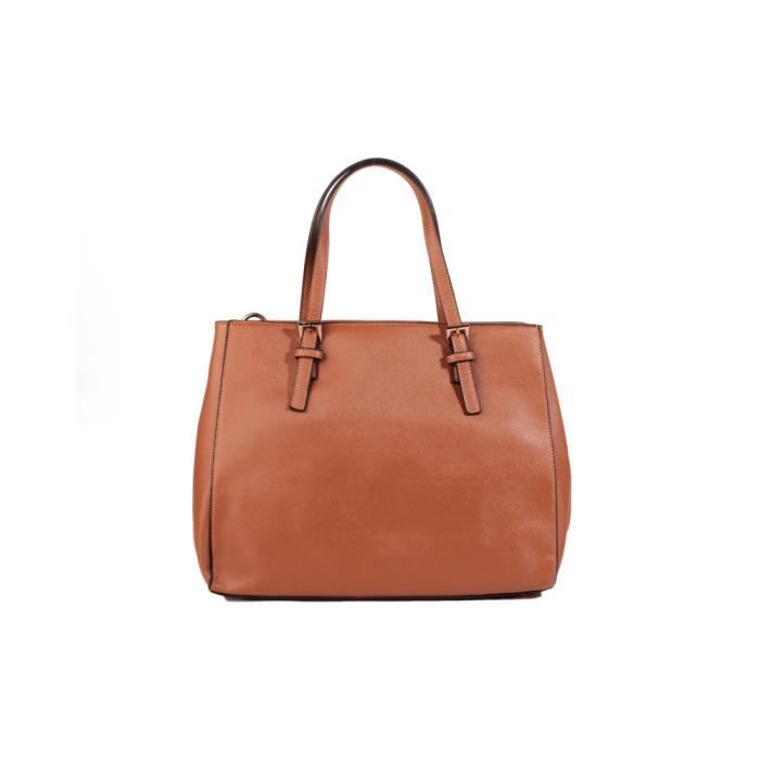 Sac Cabas - Thierry Mugler - Eclat 1 - Cognac - Imitation cuir - Femme