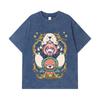 275 GSM Washed T-shirts 100% Cotton Spy x Family V11 Print Unisex Heavy Cotton T Shirt