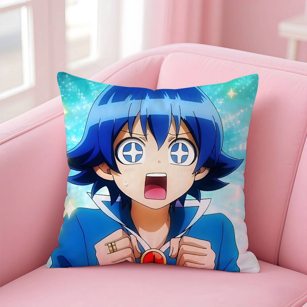 Anime Welcome To Demon School Iruma-kun Pillow Case Pattern Printed Pillowcase for Living Room Sofa Cushion Cover Bedroom Decor