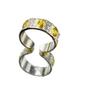 Seven-Grain Silver Prayer Ring: Adjustable, Embossed Design for Wealth & Blessings