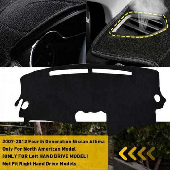 DashMat Dash Cover Mat Dashboard Interior Car Pad Fit 2007-2012 Altima Nissan