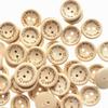 50Pcs 20MM Wooden Handmade Buttons Assorted Wooden Sewing Buttons Wood Handmade with Love Round Craft Decor