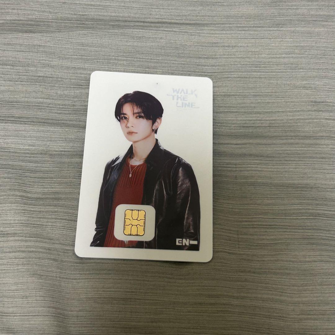 

[Б/У] ENHYPEN WALKTHELINE Сеульский концерт Карточка с именем Хисына