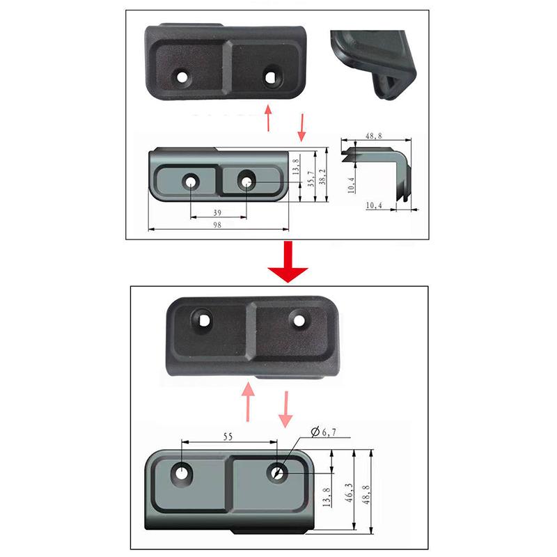 Anti-Collision Angle Protection Speaker Accessories 98*98 Right Angle 4-Hole Package Corner Two Nylon Angle Protection