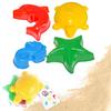 Sand Molders Marine Animals Beach Sandbox Set Of 4 Molders 4845