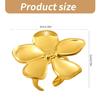 Opening Rings Flower Rings Hand Jewelry Fashion Rings Stainless Steel Adjustable Rings Suitable for Fashion Enthusiasts