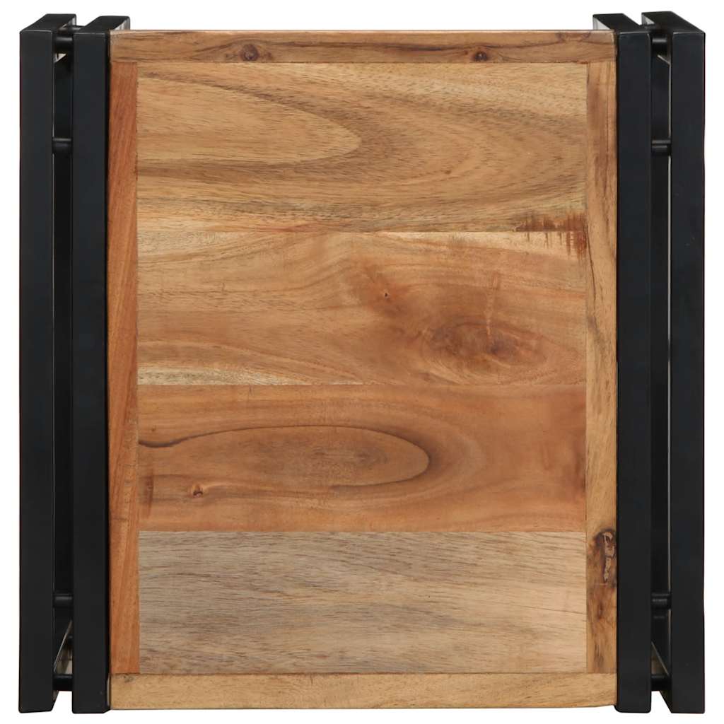 Coffee Table 40 X 40 X 35 Cm Solid Acacia Wood