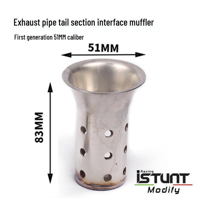 

Motorcycle Exhaust Pipe Muffler Silencer Plug for 51/60MM Interface