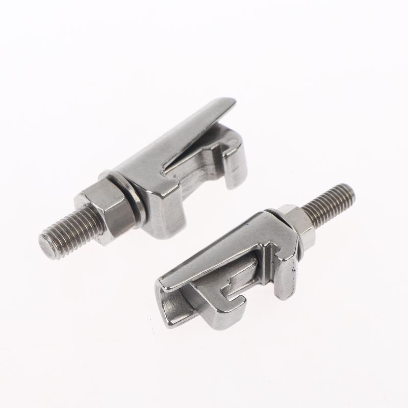 M8 M10 M12 ISO Vacuum Flange Clamp Stainless Steel Double Claw Fastener for Laboratory Instruments