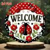 Retro Metal Wall Art Sign Home Decor 20x20cm