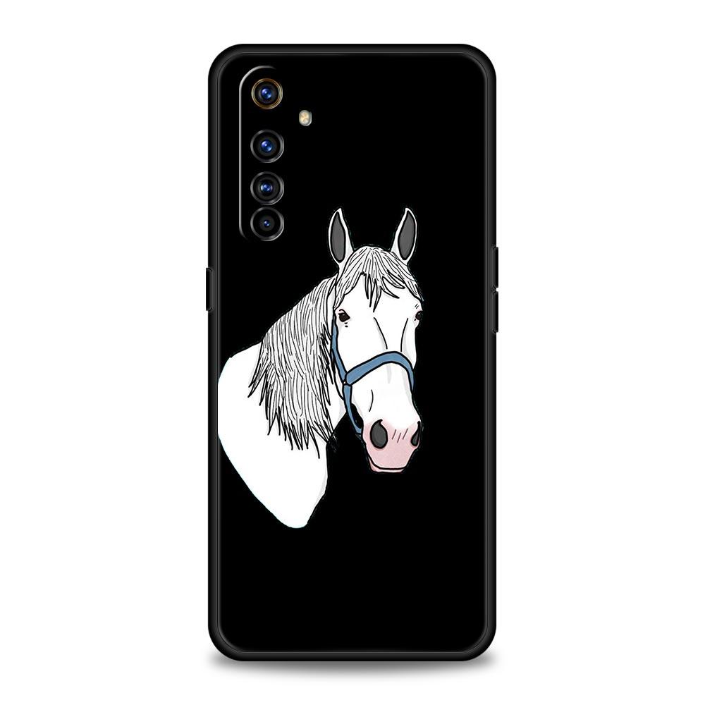 Pro Realme 10 9 8 5G 7 6 GT2 Pro Plus 9i C21 C11 C25 C35 Frederik Veliký krásný kůň Pouzdro na telefon Pro Realme GT Neo 2 3T Kryt