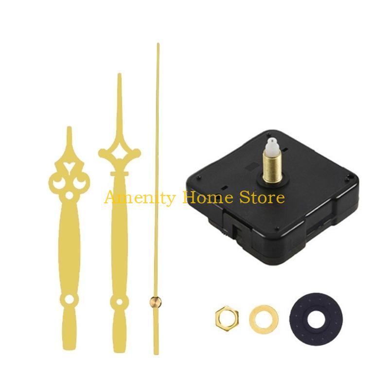 F26C for 16'' Quartz Clock Movement ThreadKit Silent Wall Clock DIY Mechanism Clock Movement for 35-40cm Panel HomeClock