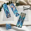 12Pcs DIY Diamond Art Bookmark with Crystal Pendant Diamond Art Painting Bookmarks for Beginners Adult Art Craft Supplies