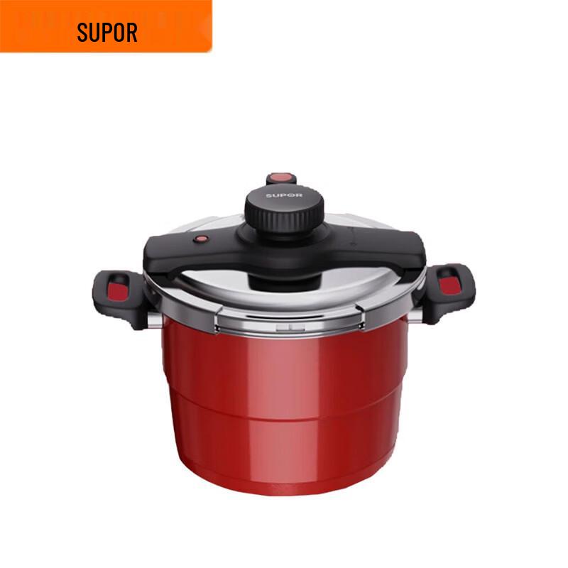 Supor 7.2L 22cm Red 316 Stainless Steel Pressure Cooker