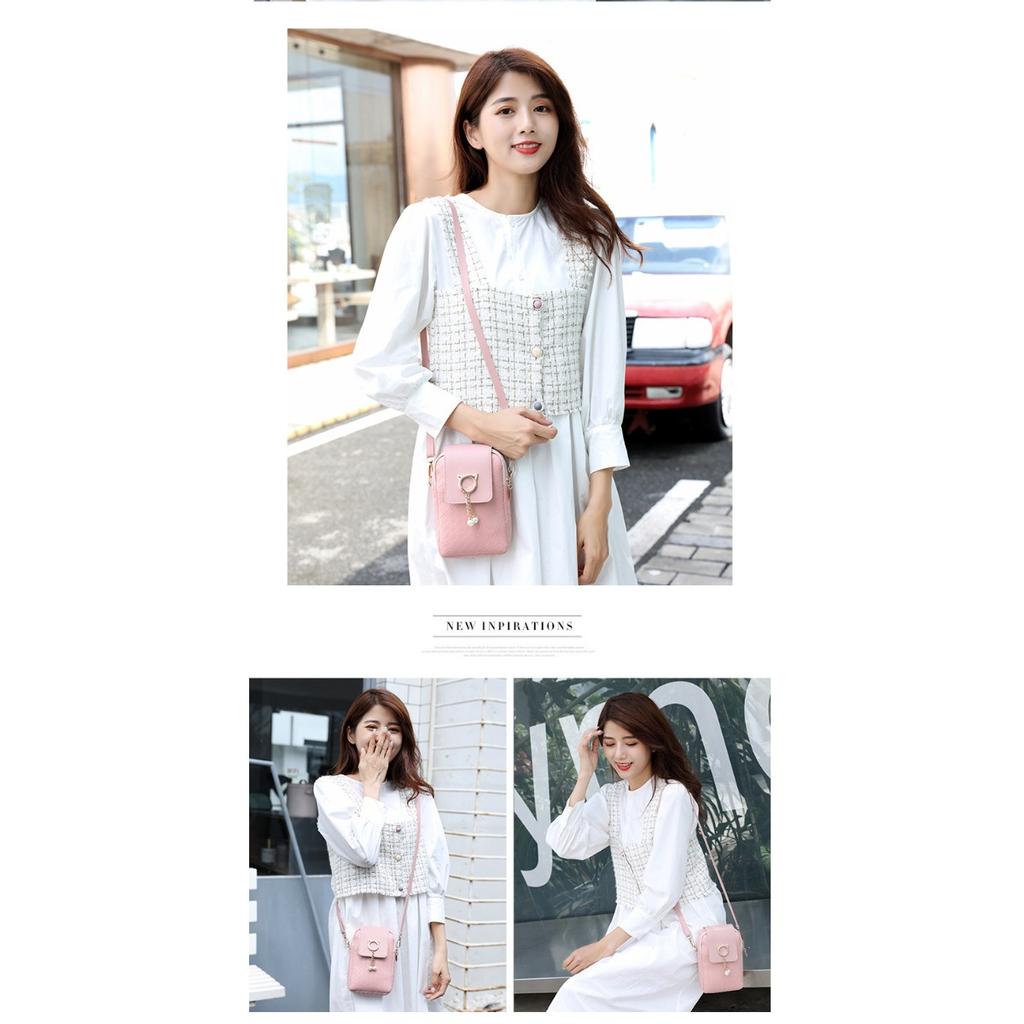 Crossbody Mobile Phone Bag Trendy Bag Women's Fashion Women's Bag Change Bag Women's Mini Woven Bag