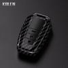 ABS Carbon Fiber Car Key Case Cover Shell For Toyota Prius Camry Corolla CHR C-HR RAV4 Land Cruiser Prado Protector Accessories