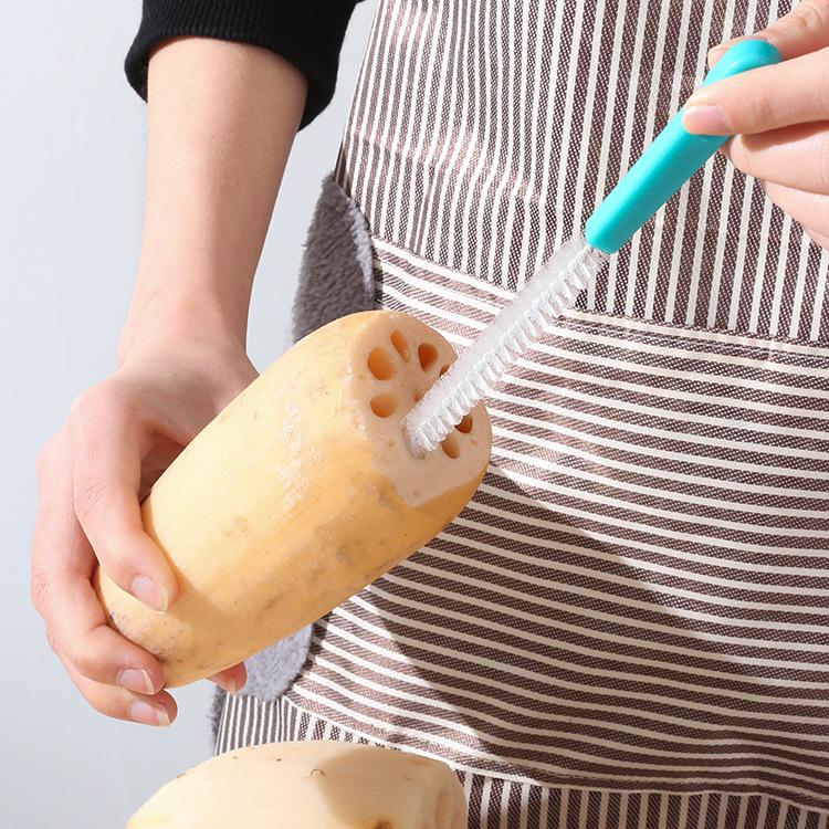 Lotus Root Hole Cleaning Brush – Fine Brush for Lotus Holes, Baby Bottles, Straws, and Icing Tips.