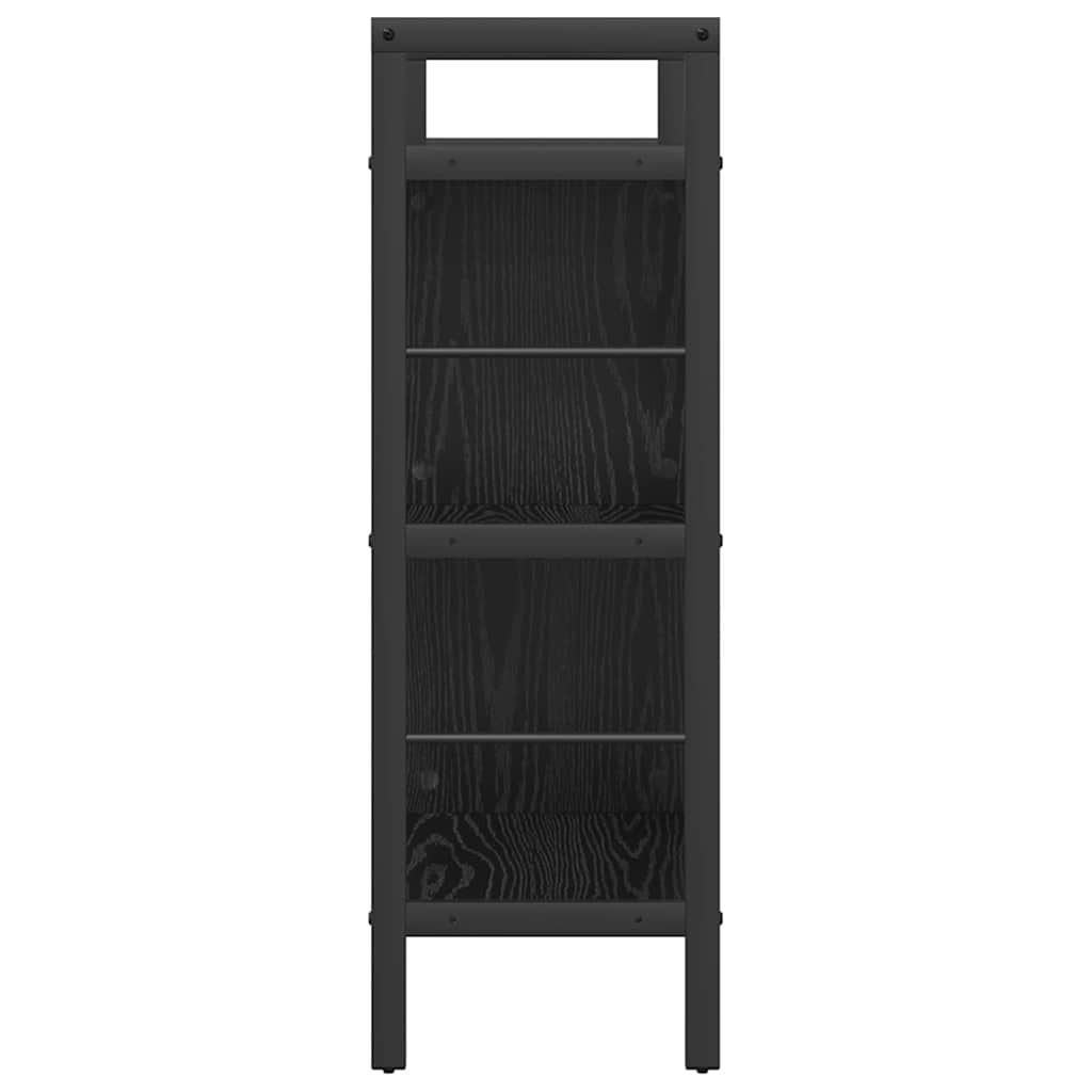 Bücherregal Schwarzeiche-Effekt 75 x 30 x 91 cm Holzwerkstoff