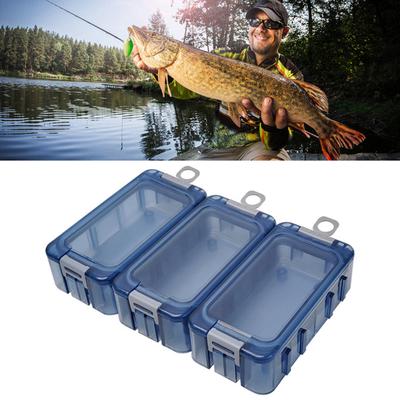 3 bucăți/set cutie de momeli de pescuit care strălucește în întuneric, portabilă, impermeabilă, rezistentă, accesorii pentru cârlig de momeală de pescuit artificială, cutie de depozitare, organizator