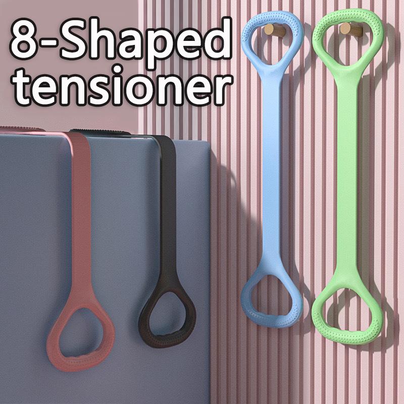 Yoga Fitness Corda Elástica Faixa de Resistência de Silicone Para Braço Costas Ombro Exercício Ginásio Esportes Alças Sala de Exercícios