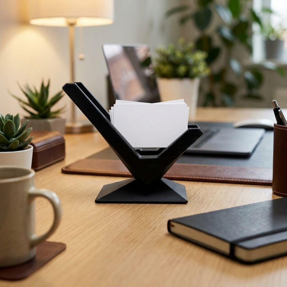 Plastic Card Display Holder Card Case Name Card Organizer Simple Desktop Storage Rack  School