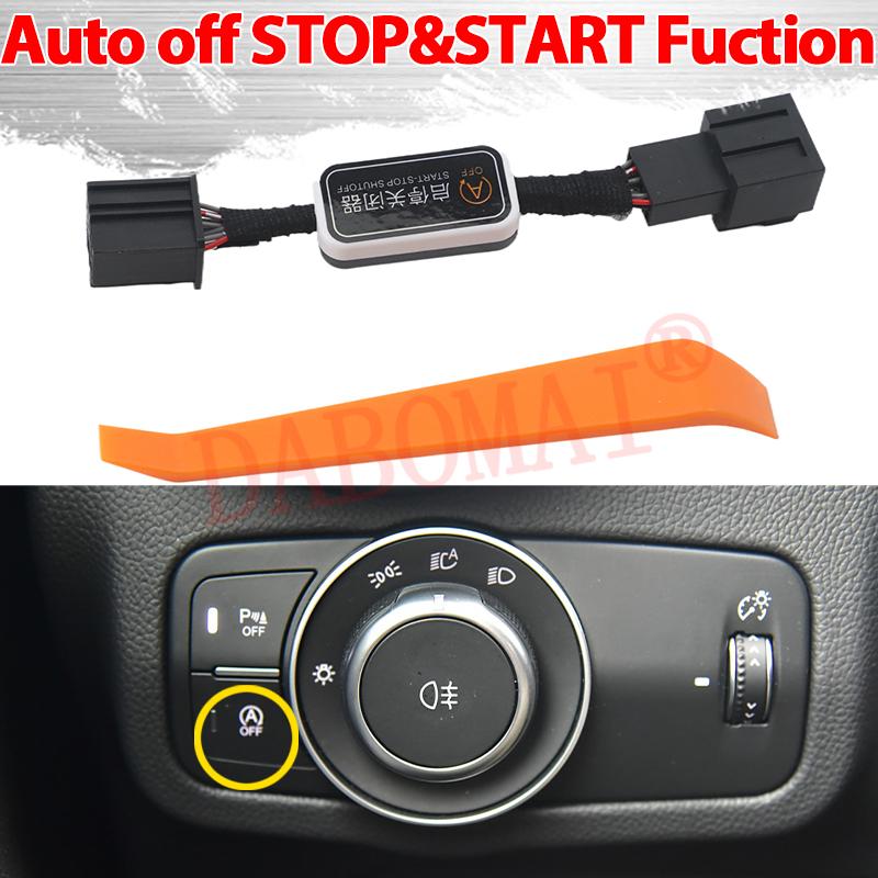 For Alfa Romeo Stelvio 949 2016- Car Start Stop Engine System Off Eliminator Device Control Sensor Plug Stop Canceller Wire