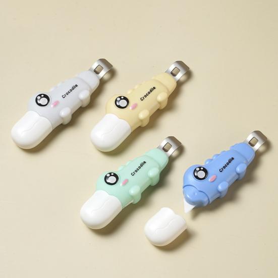Cute Crocodile Magnetic Bottle Opener Cartoon Beer Cap Remover Refrigerator Magnet Double-headed Kitchen Tool