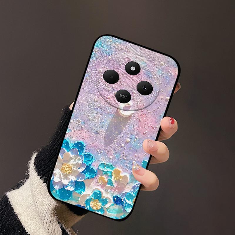Für Redmi 14C 4G Weiche Hülle 14R Stilvolle Cartoon-Bemalte TPU-Silikon-Handyhülle Für Xiaomi Poco C75 4G 5G Stoßfeste Coque Hüllen