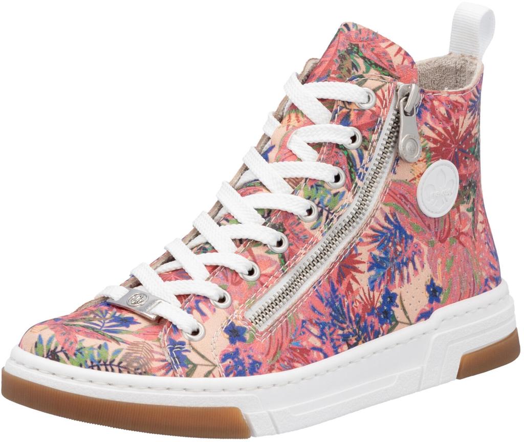 Кроссовки Rieker High-Top Sneaker (N3945) pink multi