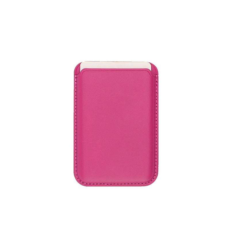 iPhone Magnetic PU Leather Card Holder for iPhone 13, 14 Pro Max, 6, 5, 17, MagSafe Compatible Sleeve