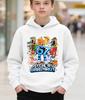 Steal A BrainRot 67 Six Seven Cartoon Hoodie Funny Number 67 Boys Girls Hooded Sweatshirts Children Clothing Korean Fashion Tops