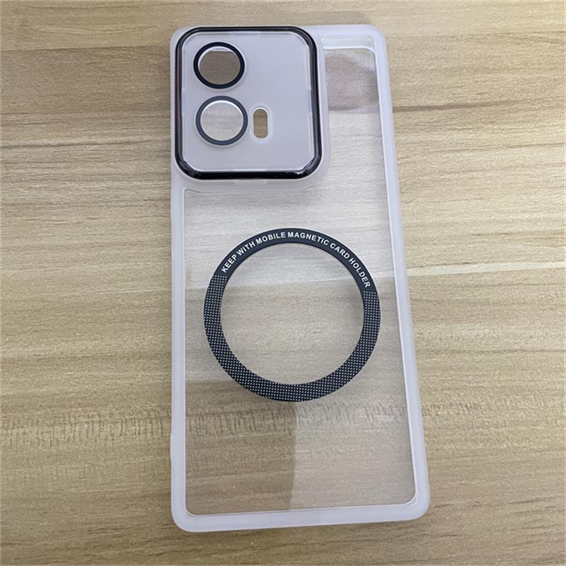 Magnetische Hülle für Motorola G85 Hülle Weiches Silikon Transparent Für MagSafe Abdeckung Für Moto G 85 5G Kameraschutz Hülle Stoßstange